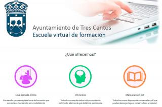 La Escuela Virtual de Formación del ayuntamiento de Tres Cantos ofrece 95 cursos gratuitos 