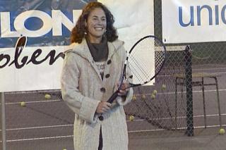 Vivi Ruano presenta en Alcobendas la nueva edicin del torneo de tenis La Menina