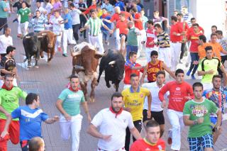 Masiva asistencia de público en el primer encierro de San Sebastián de los Reyes, limpio, sin heridos y con 1.200 corredores