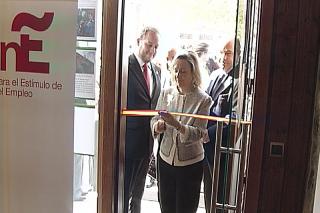 Manzanares el Real inaugura nueva oficina de turismo realizada gracias el Fondo Estatal de Inversin Local