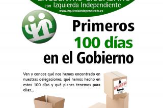 Izquierda Independiente explica a sus vecinos lo realizado en  sus primeros 100 días en el gobierno de Sanse 