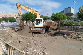 Colmenar Viejo comienza la reparación de la calle Cervantes y el aparcamiento del Auditorio