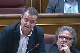 El diputado de ERC reconoce en el Congreso que incluyó “indebidamente” al alcalde de Alcobendas en un listado de políticos corruptos
