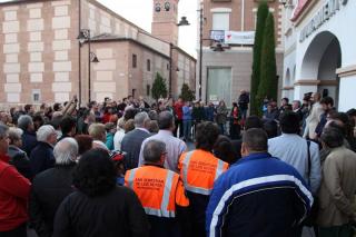 La zona norte de Madrid muestra su solidaridad con las víctimas del atentado de París. San Sebastián de los Reyes