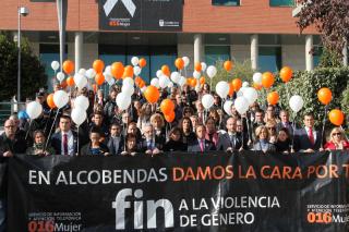 La zona norte de Madrid dice NO a la violencia de género. Alcobendas