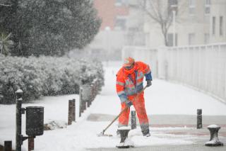 Tres das despus de la gran nevada se siguen registrando incidencias en los municipios del norte de Madrid