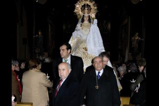 Toms Pramo, ex alcalde de Alcobendas muere tras una larga enfermedad. Fotografa de las fiestas de la Virgen de la Paz.