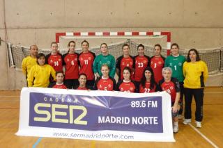 Cadena SER Madrid Norte y el Club Balonmano Sanse inician una nueva etapa de colaboracin y difusin del deporte en la zona norte de Madrid. Foto: Equipo de 1 Nacional