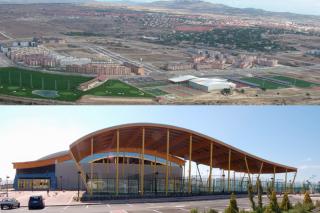 Aguirre inaugura el nuevo complejo deportivo de Colmenar que lleva el nombre de Samaranch