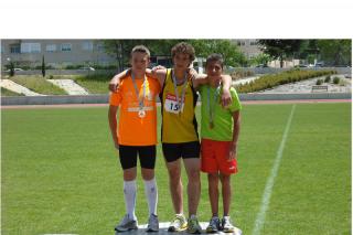 El atleta de Colmenar Guillermo Lpez logra el bronce en Heptatln en el  Campeonato de Madrid. 