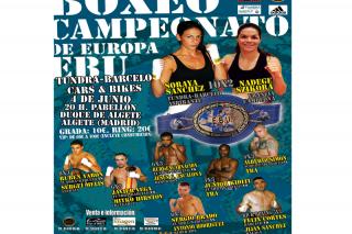 Campeonato de Europa femenino de peso gallo en Algete.