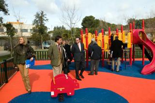El alcalde de Alcobendas visita los parques y jardines