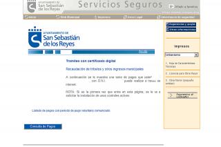 Pago de Impuestos Municipales con Certificado Digital en S.S. Reyes