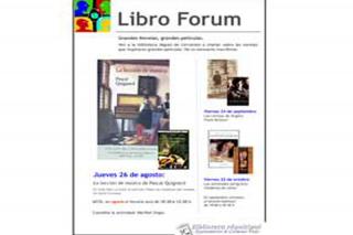 Nueva temporada del Libro-Forum de la bibloteca Miguel de Cervantes de Colmenar.